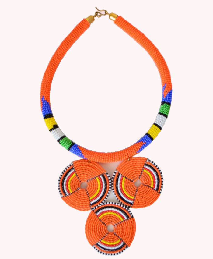 African Maasai Beaded Necklace